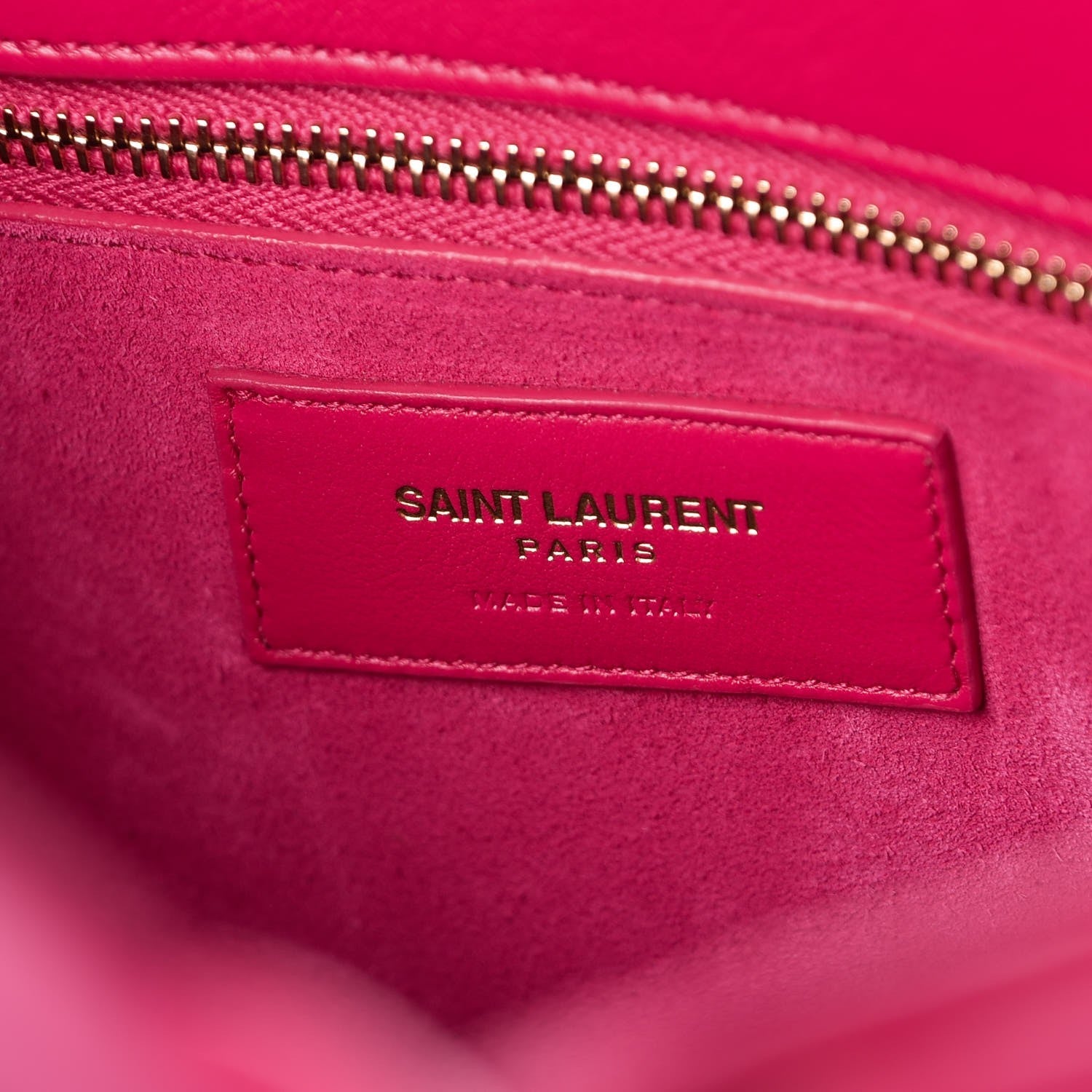 Saint Laurent Calfskin Small Sac De Jour Bubblegum 7 of 7