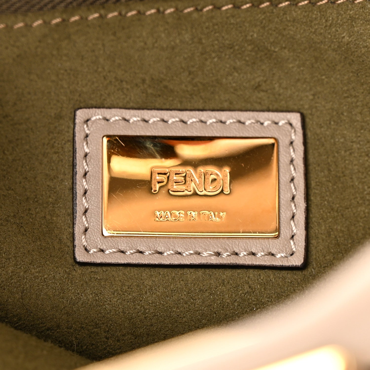 Fendi Vitello Seta Plexiglass Tortoise Medium Peekaboo Iconic Satchel Tortora 6 of 10