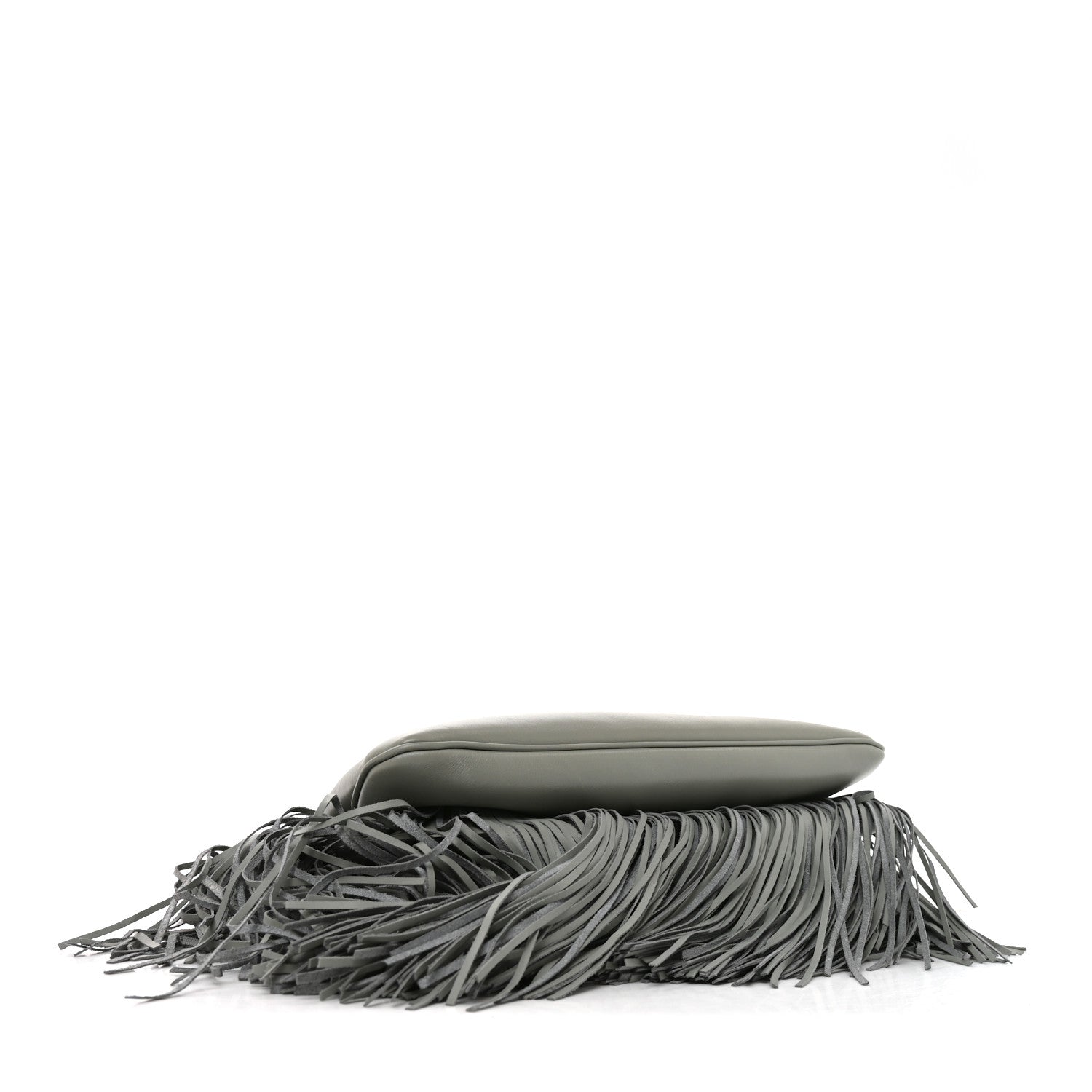 Fendi Vitello Fringe Medium Soft Peekaboo Matcha Latte 4 of 10