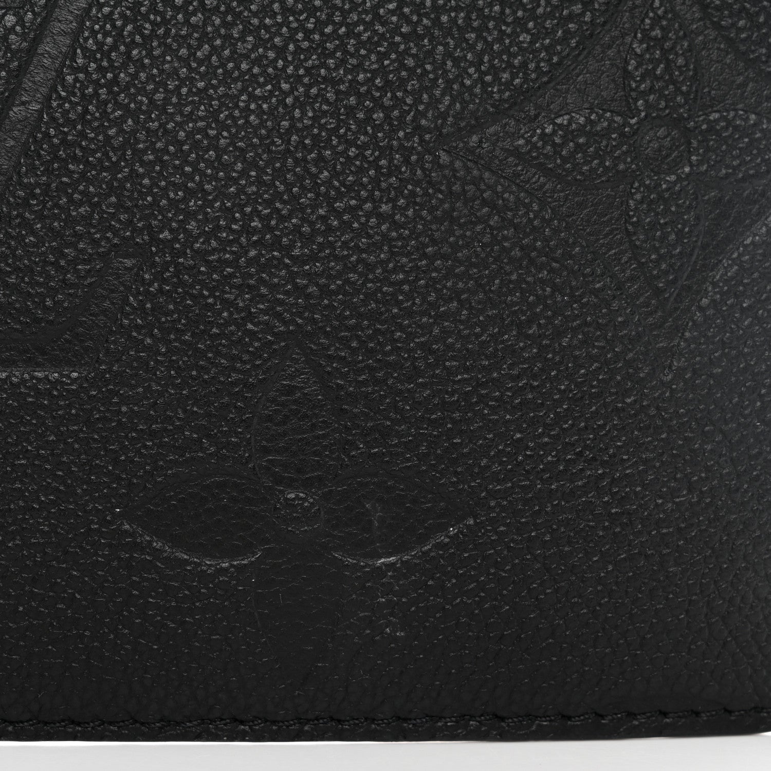 Louis Vuitton Empreinte Monogram Giant Neverfull MM Pochette Black 9 of 10