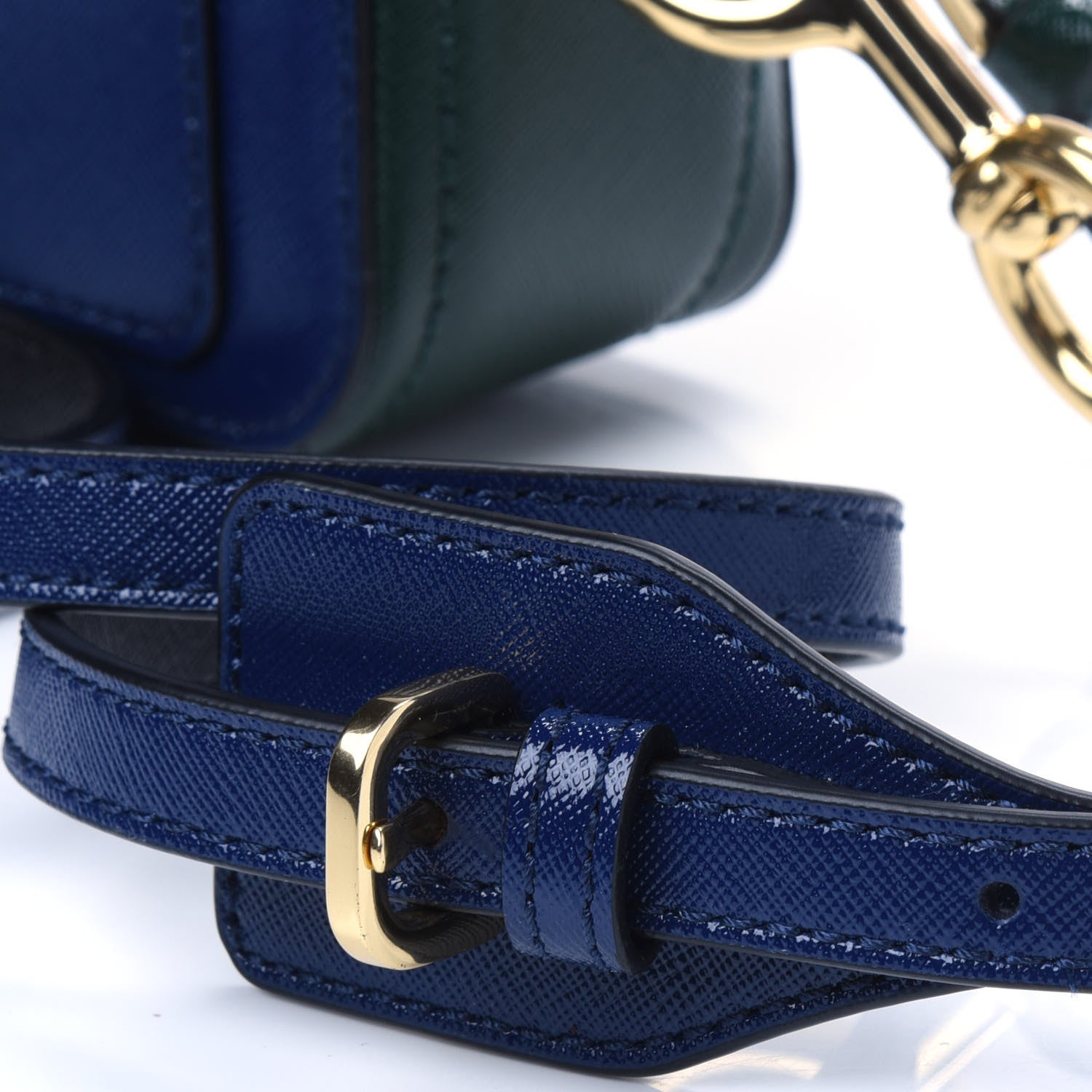 Marc Jacobs Saffiano Small Snapshot Camera Bag Blue Sea 12 of 12