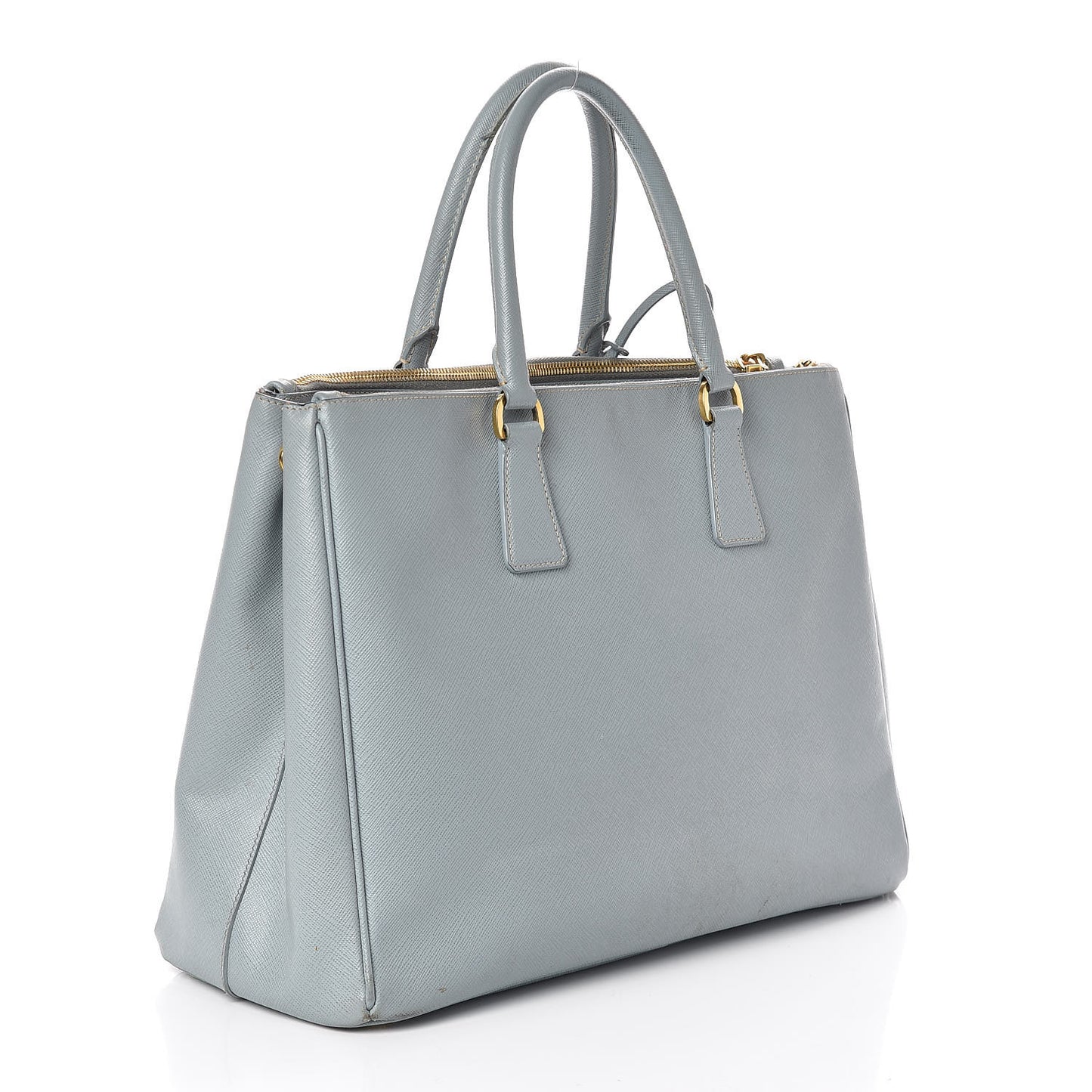 Saffiano Medium Galleria Double Zip Tote Lago