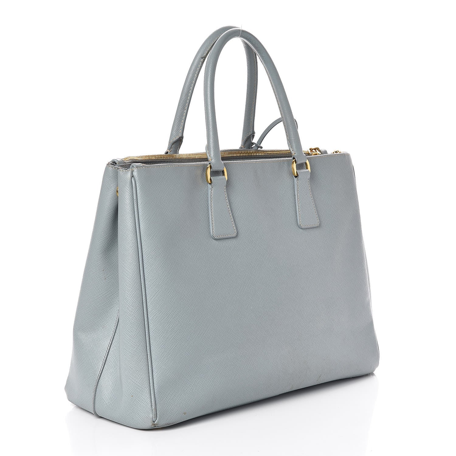 Prada Saffiano Medium Galleria Double Zip Tote Lago 3 of 17
