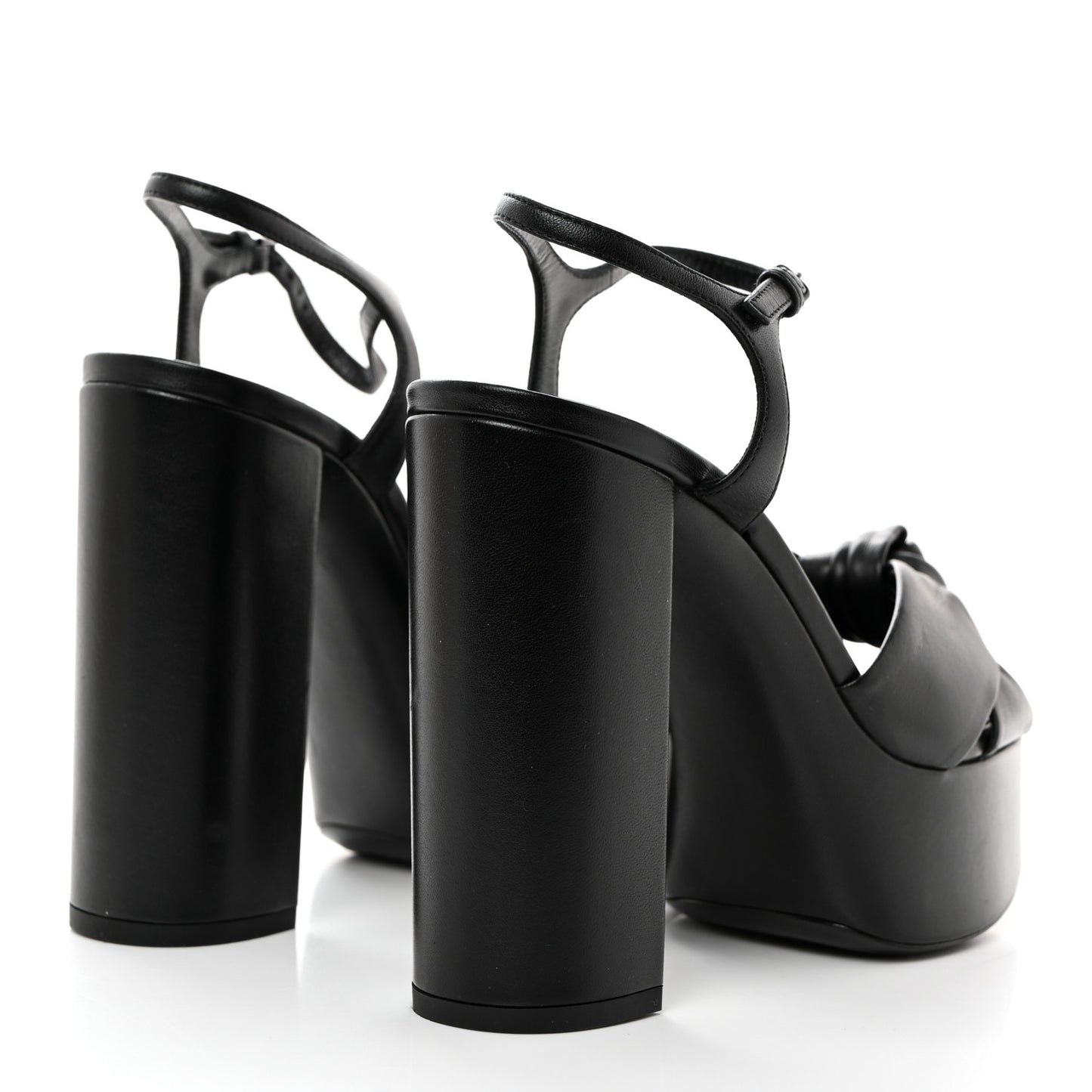 Vendome Bianca 85 Platform Sandals 37.5 Black