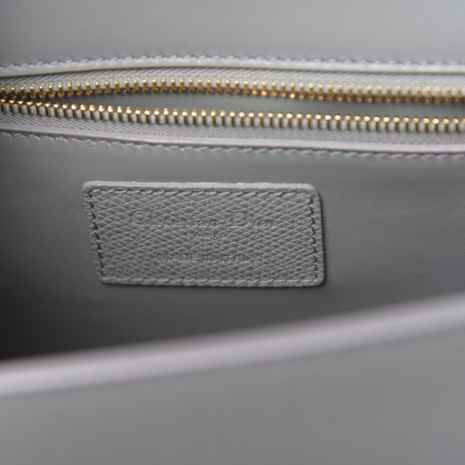 Christian Dior Ultra Matte Grained Calfskin 30 Montaigne Flap Bag Grey 6 of 10