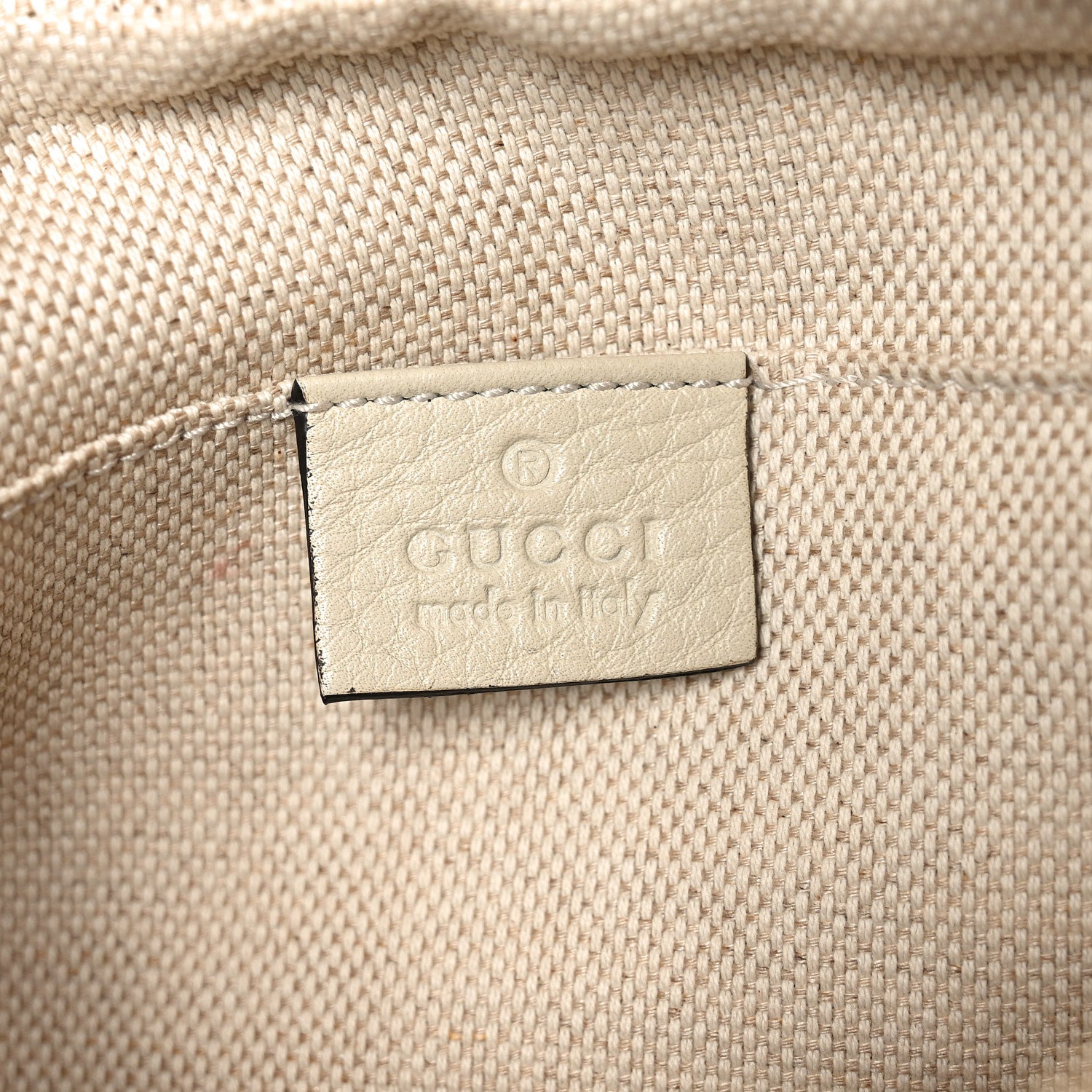 Gucci Pebbled Calfskin Small Soho Disco Bag Off White 5 of 9