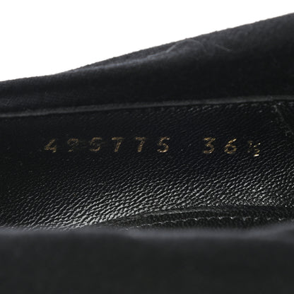 Balenciaga Jersey Crepe Political Campaign Logo Knife 115 Pointed Pumps 36.5 Black White Rouge 8 of 8