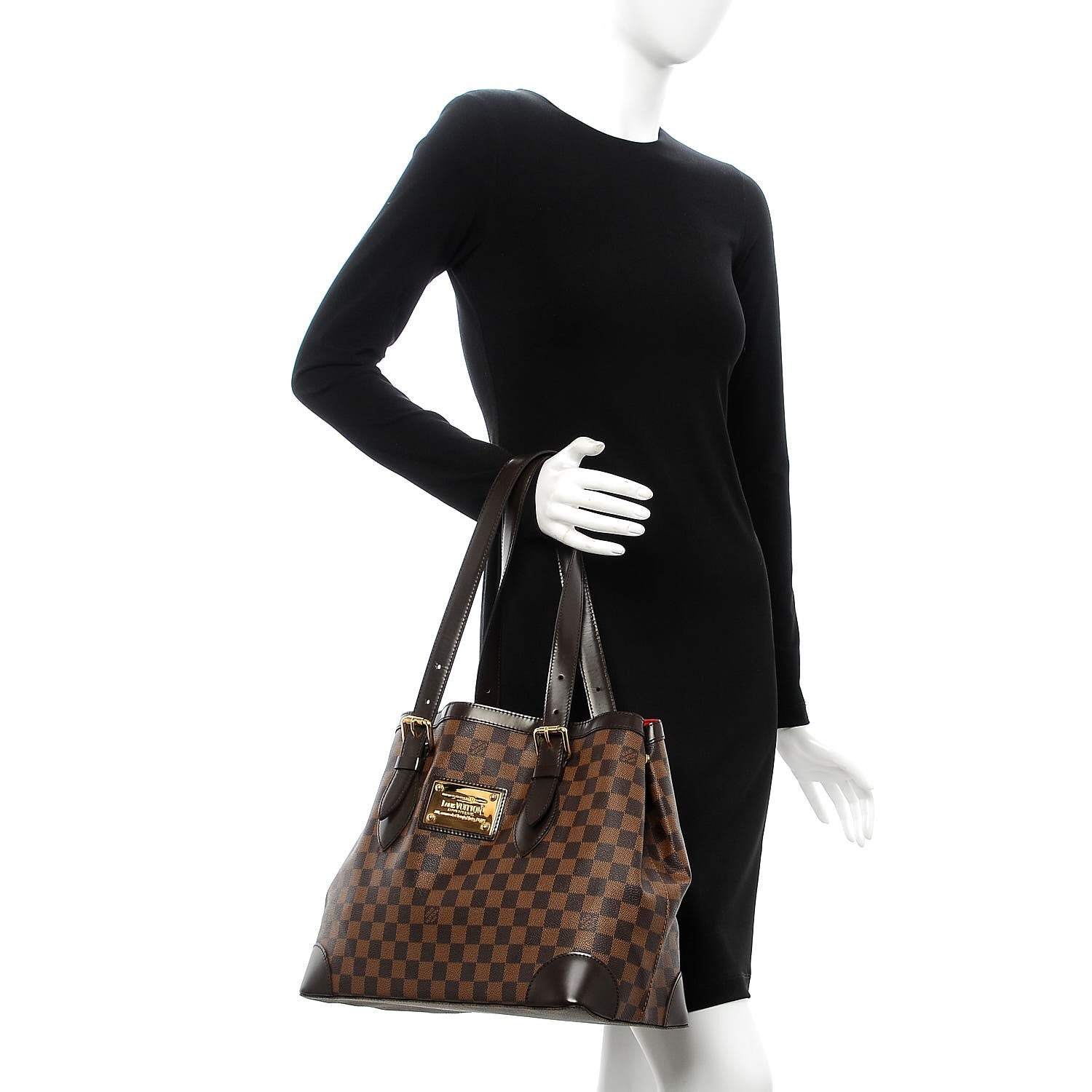Louis Vuitton Damier Ebene Hampstead MM 2 of 7