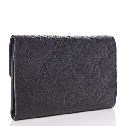 Louis Vuitton Empreinte Compact Curieuse Wallet Black 3 of 8