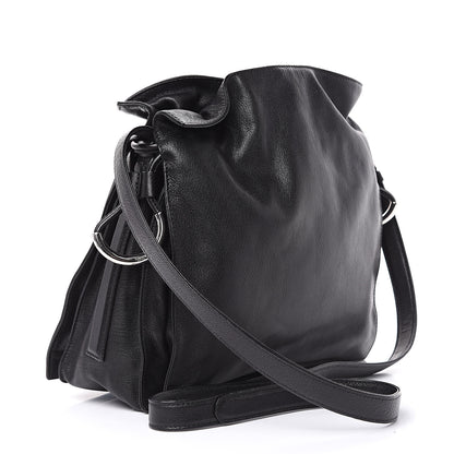 Loewe Calfskin Drawstring Bag Black 3 of 9