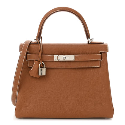 Hermes Togo Kelly Retourne 28 Gold 1 of 11