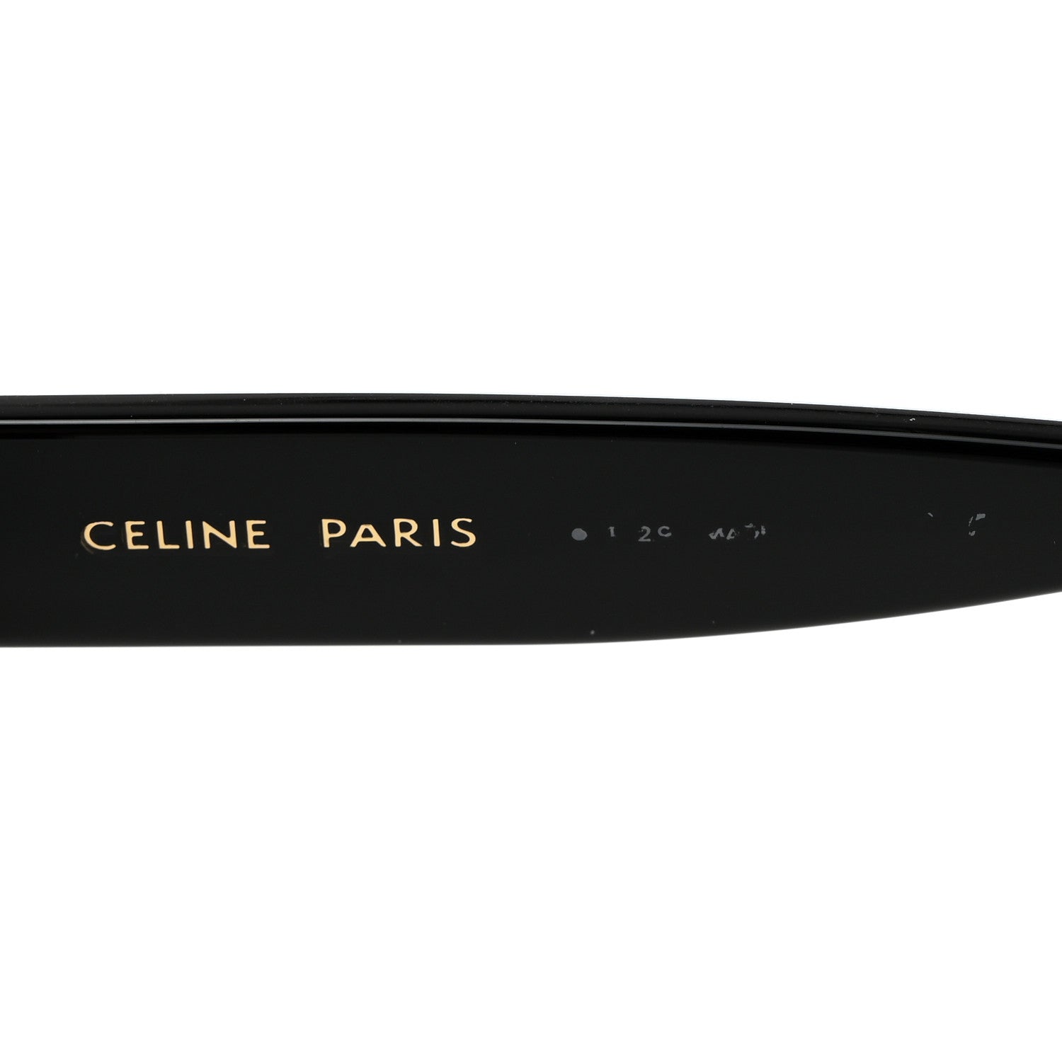 Celine Acetate Polarized Rectangular Sunglasses CL40011N Black 5 of 7