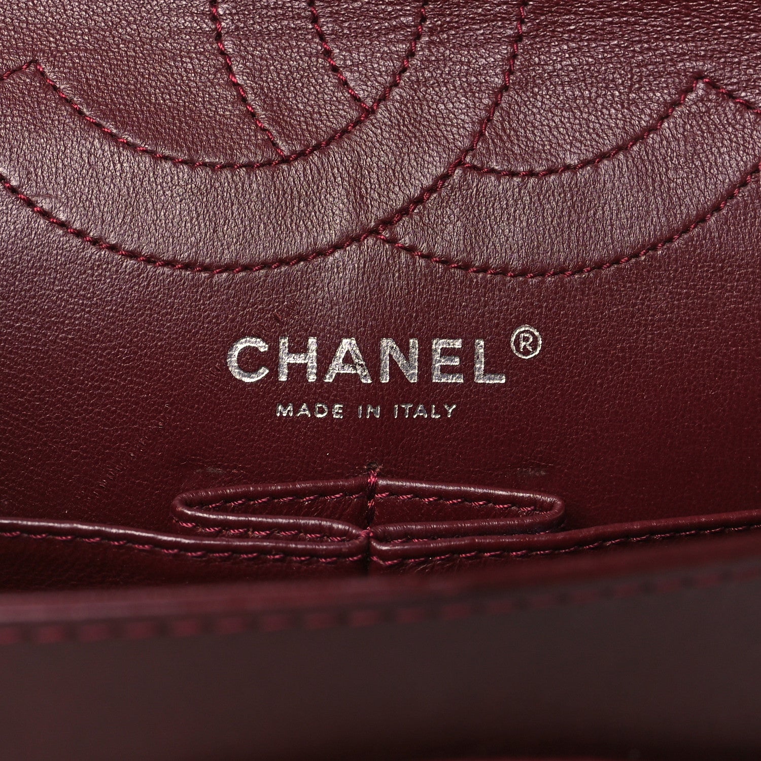 Chanel Patent Quilted 2.55 Reissue 226 Flap Burgundy 6 of 11