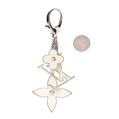 Louis Vuitton Fleur d'Epi Bag Charm Ivory 2 of 2