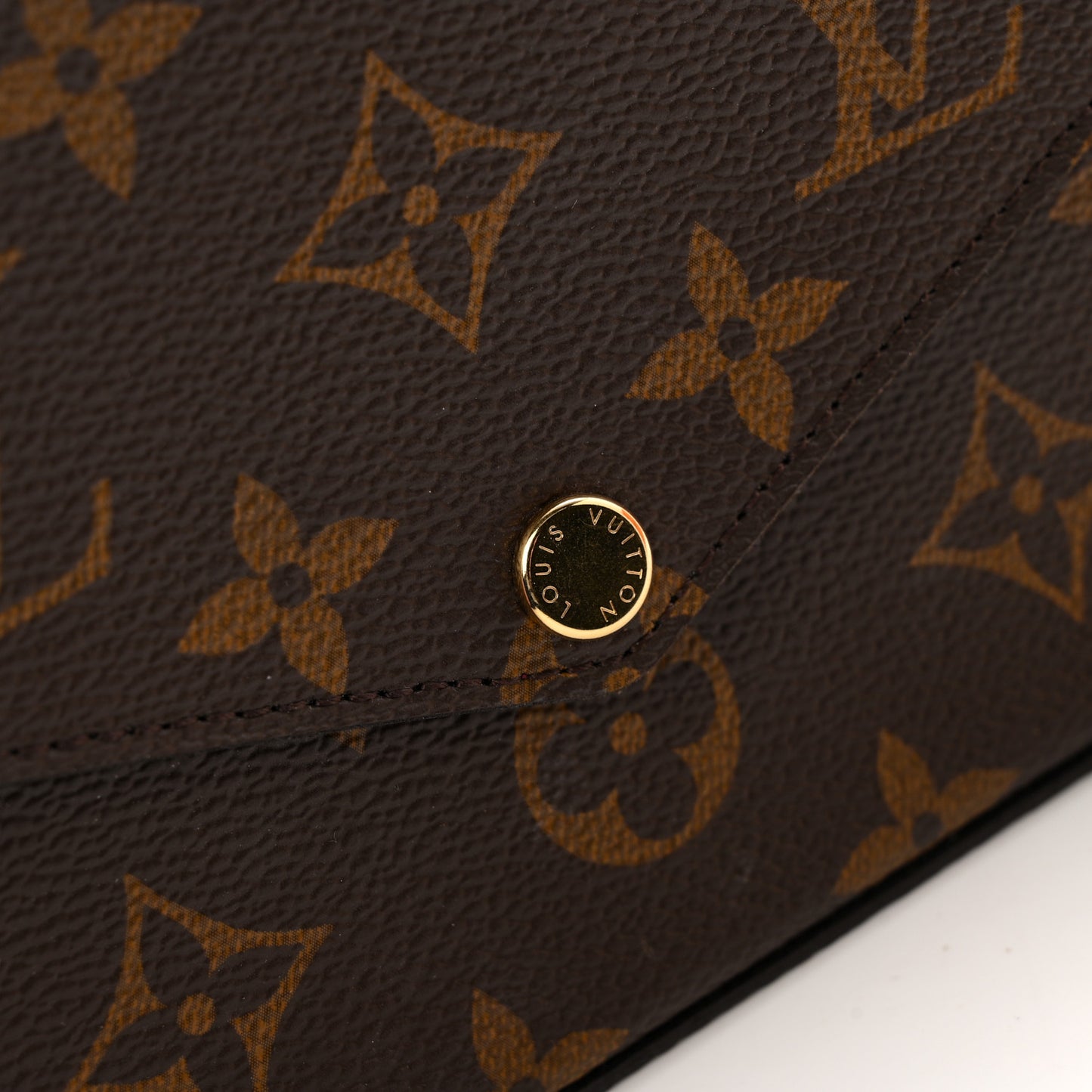 Monogram Pochette Felicie Chain Wallet Fuchsia
