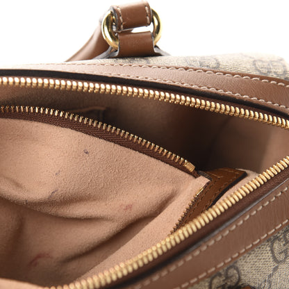 Gucci GG Supreme Monogram Bee Embroidered Small Boston Beige Tuscany 11 of 15