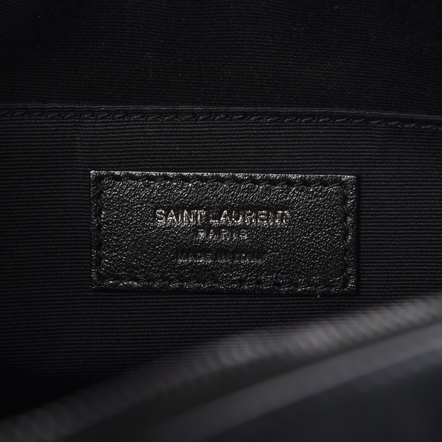 Calfskin Matelasse Monogram Lou Camera Bag Black