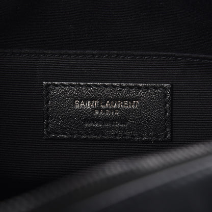 Saint Laurent Calfskin Matelasse Monogram Lou Camera Bag Black 6 of 9
