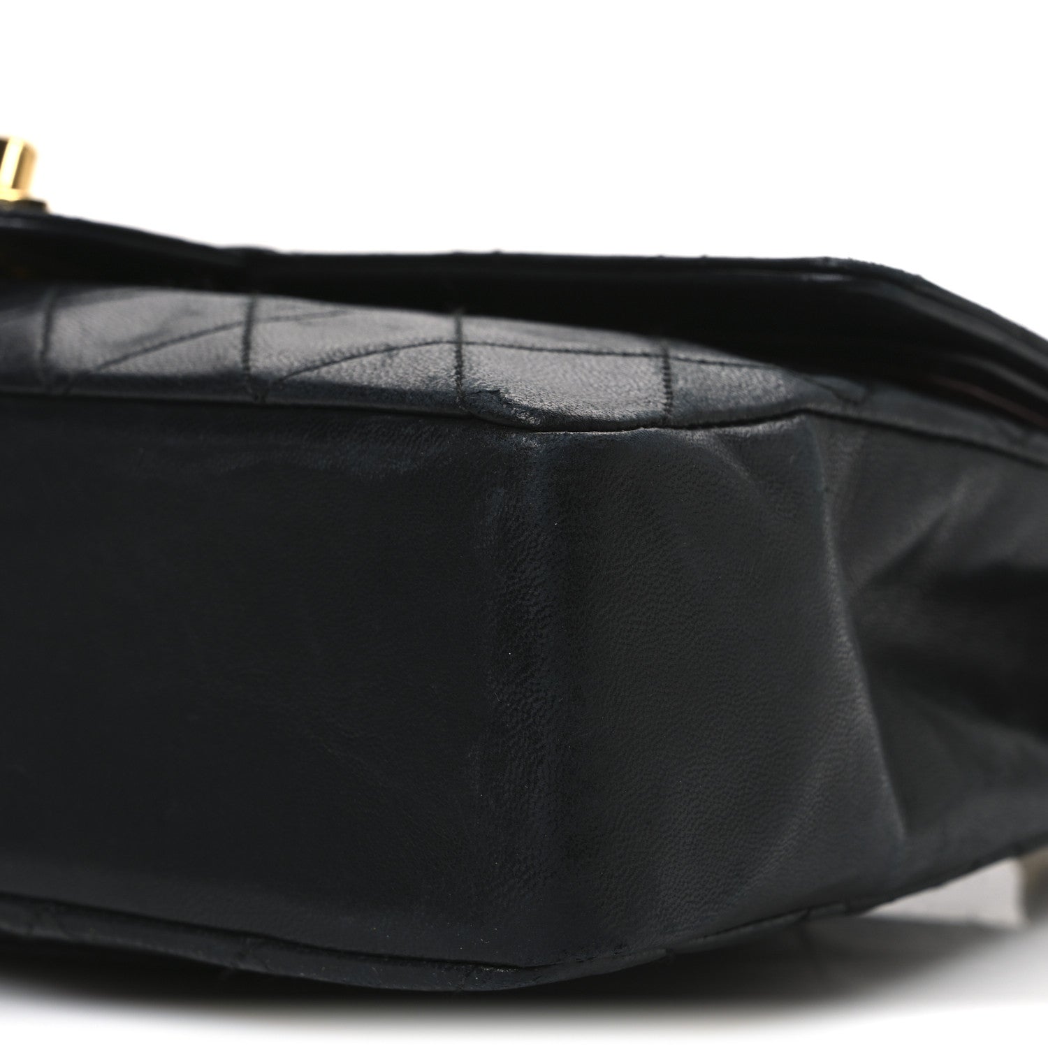 Chanel Lambskin Quilted Medium Double Flap Black 11 of 14