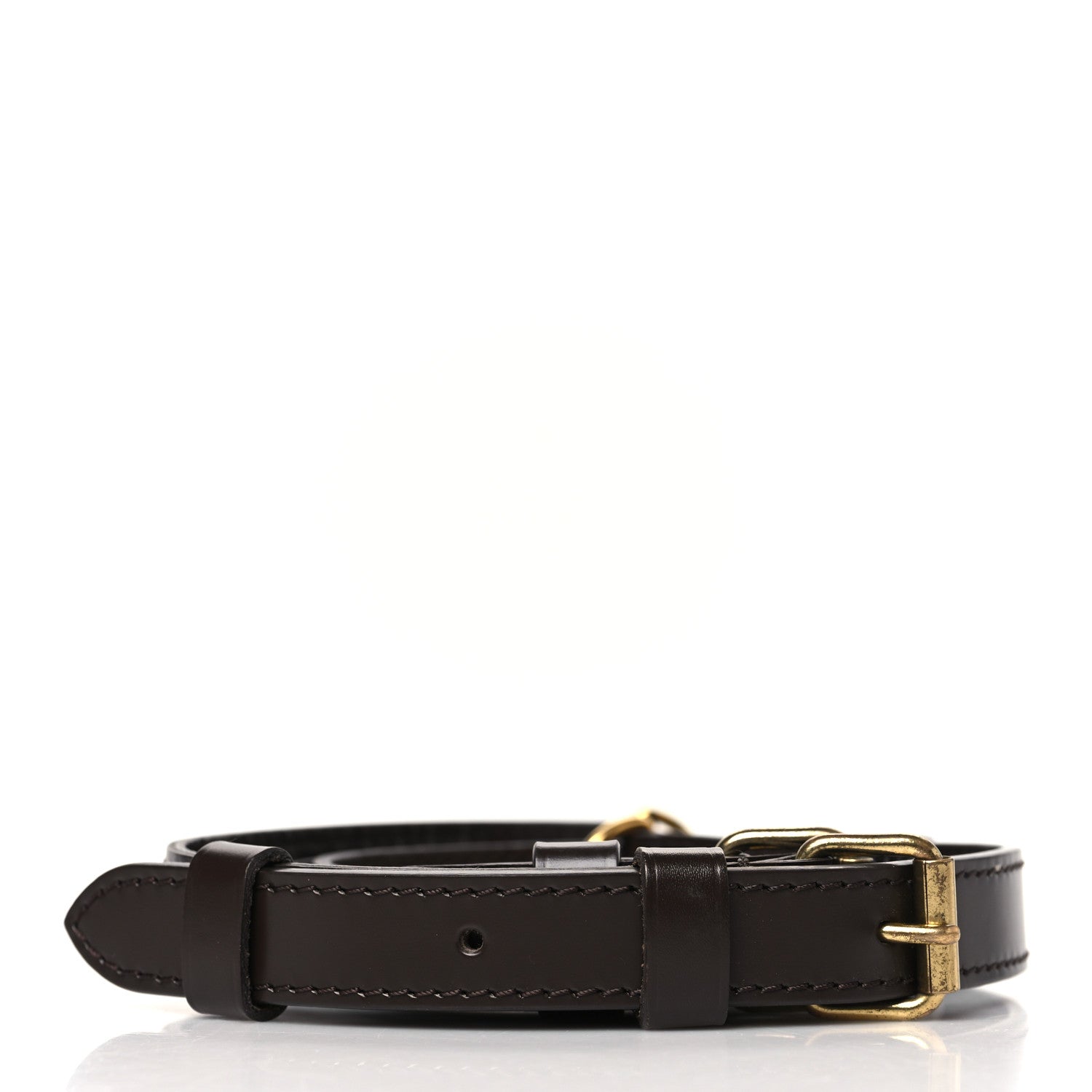 Louis Vuitton Calfskin Adjustable Speedy Bandouliere Shoulder Strap Brown 2 of 4
