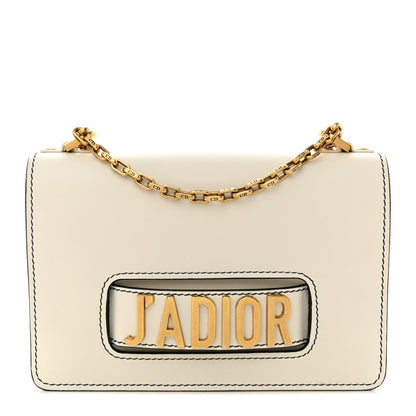 Christian Dior Calfskin J'Adior Chain Flap Bag Off White 1 of 14