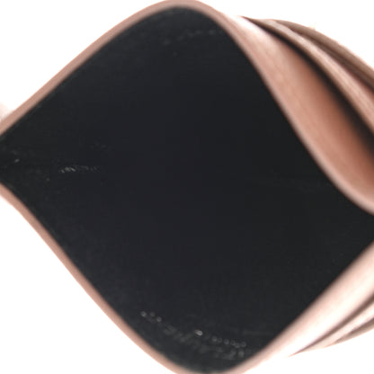 Saint Laurent Grain De Poudre Matelasse Chevron Monogram Credit Card Case Fard 5 of 12