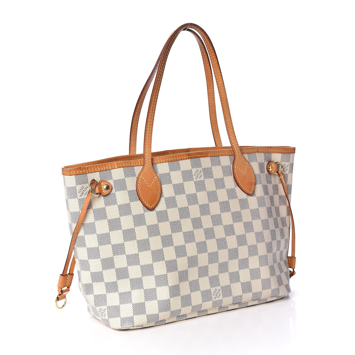 Louis Vuitton Damier Azur Neverfull PM 2 of 13