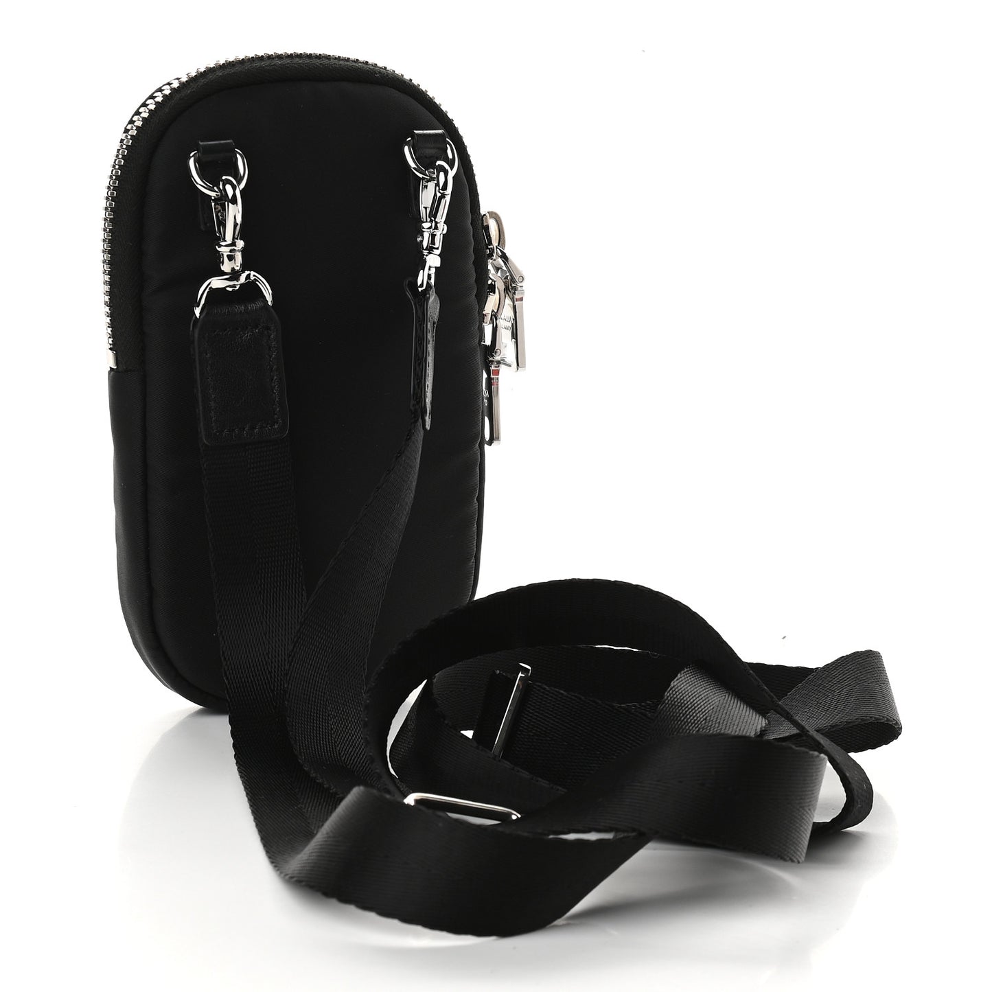 Tessuto Nylon Pocket Mini Bag Black