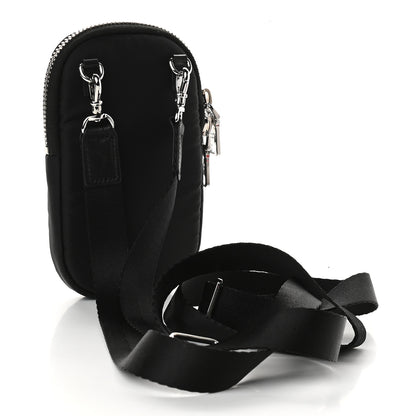 Prada Tessuto Nylon Pocket Mini Bag Black 3 of 9