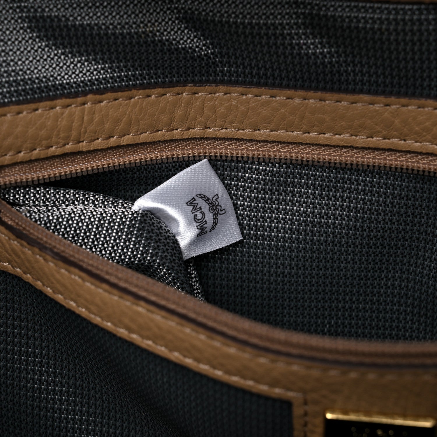 MCM Visetos Medium Side Studs Stark Backpack Beige 8 of 21