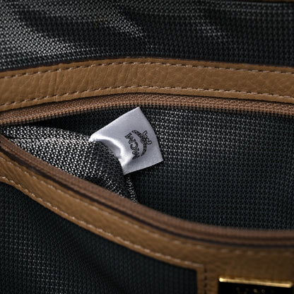 MCM Visetos Medium Side Studs Stark Backpack Beige 8 of 21