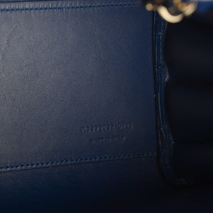 Saint Laurent Grained Calfskin Nano Sac De Jour Royal Blue 7 of 7