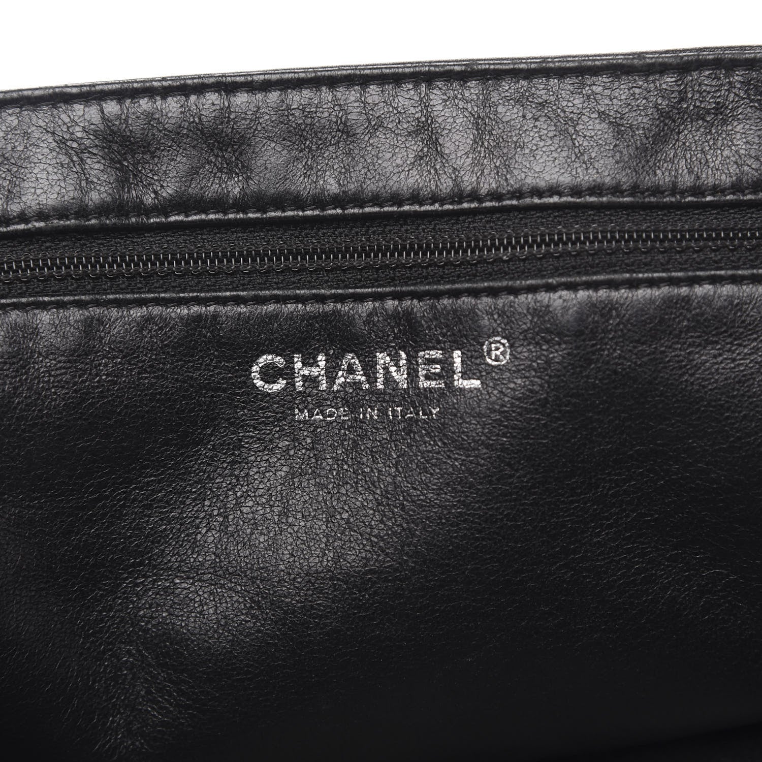 Chanel Caviar Half Moon Large Flap Black 6 of 13