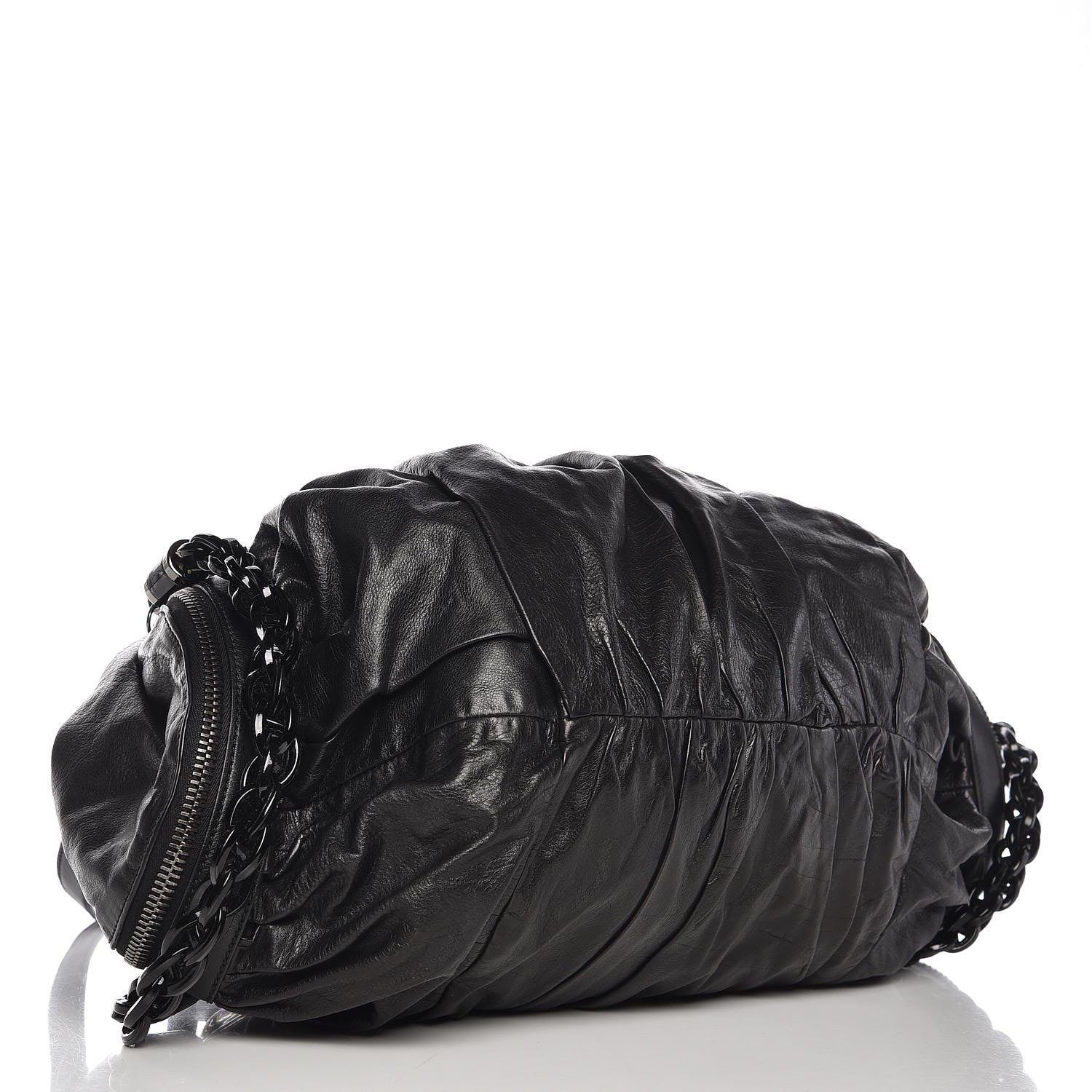 Gucci Calfskin Medium Galaxy Satchel Black 4 of 7