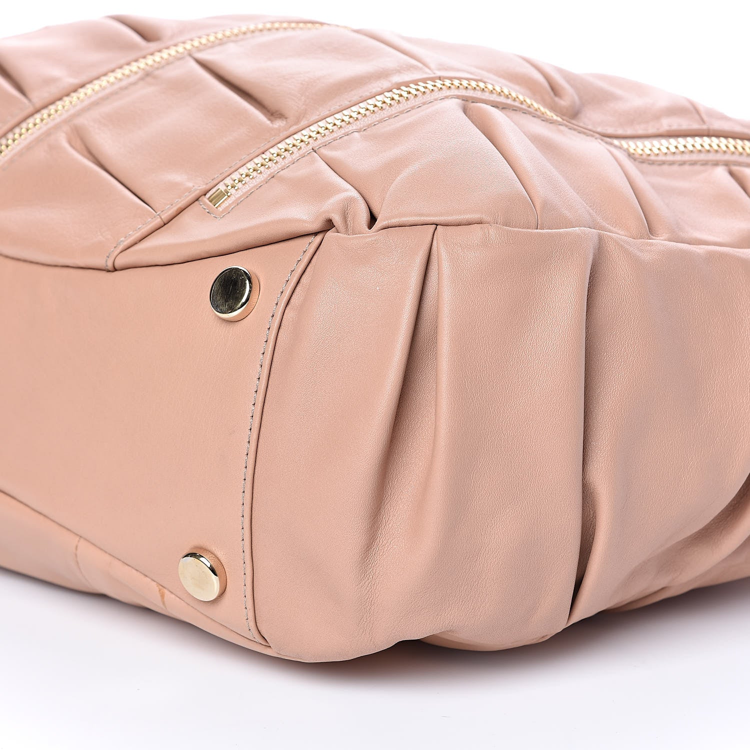 Christian Louboutin Calfskin Medium Pillow Softy Satchel Nude 9 of 12