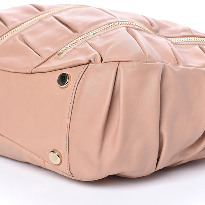 Christian Louboutin Calfskin Medium Pillow Softy Satchel Nude 9 of 12