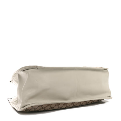 Gucci Monogram New Sakai Calfskin Lux Horsebit 1955 Tote Beige Ebony Mystic White 4 of 11