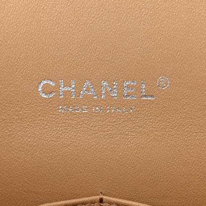 Chanel Lambskin Quilted Maxi Double Flap Beige 6 of 18