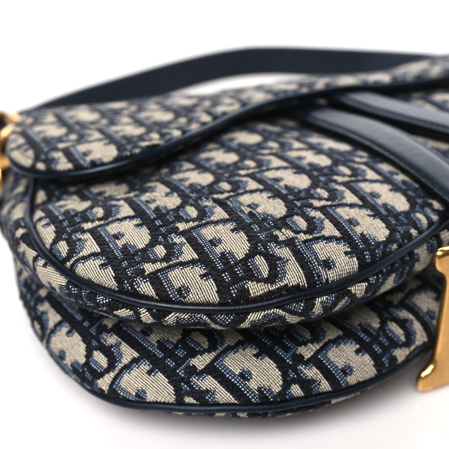 Oblique Saddle Bag Blue