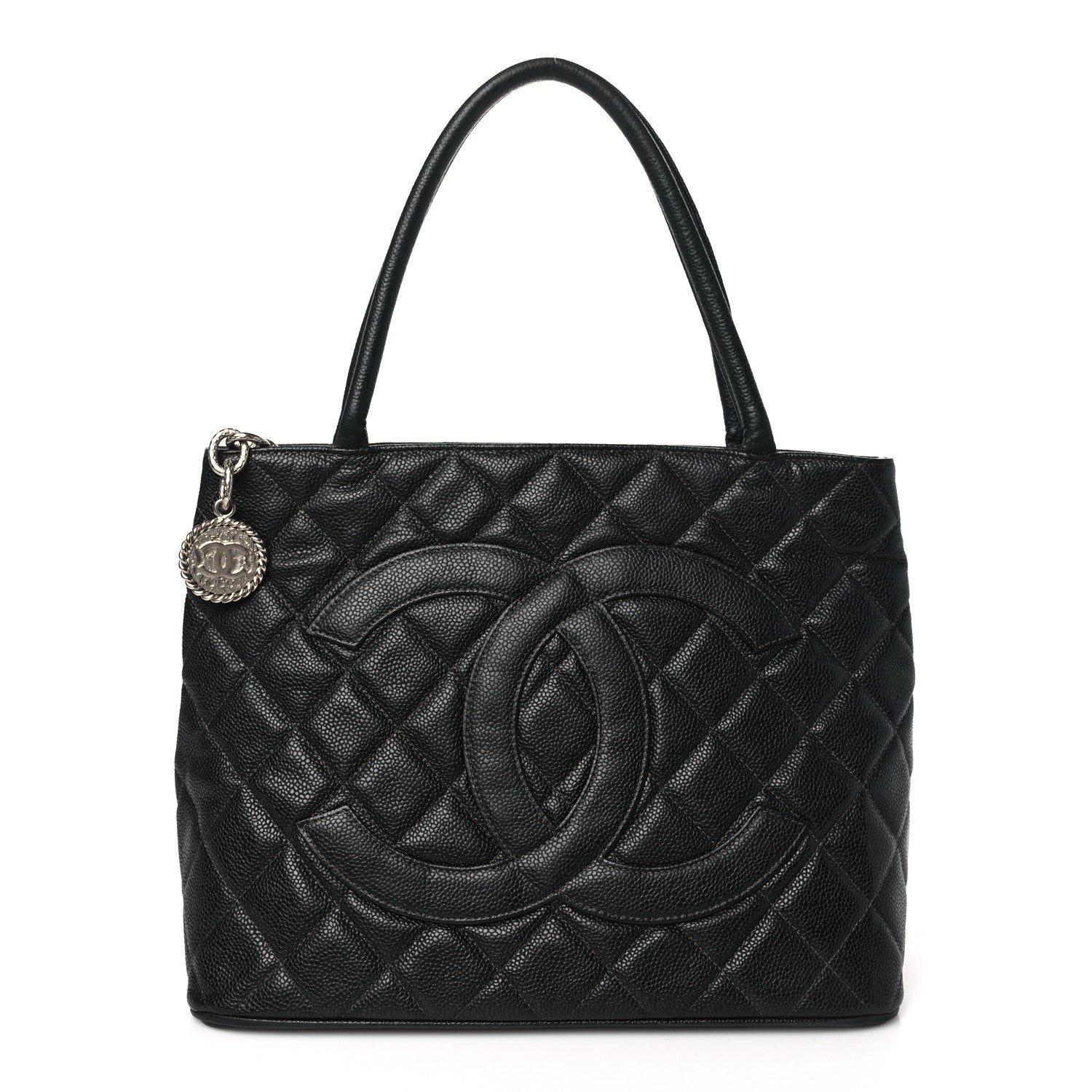 Chanel Caviar Quilted Medallion Tote Black 1 of 12