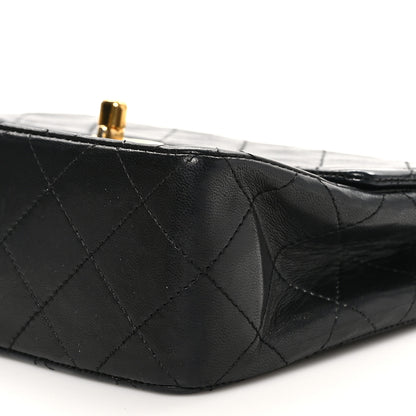 Chanel Lambskin Quilted Mini Square Flap Black 10 of 12