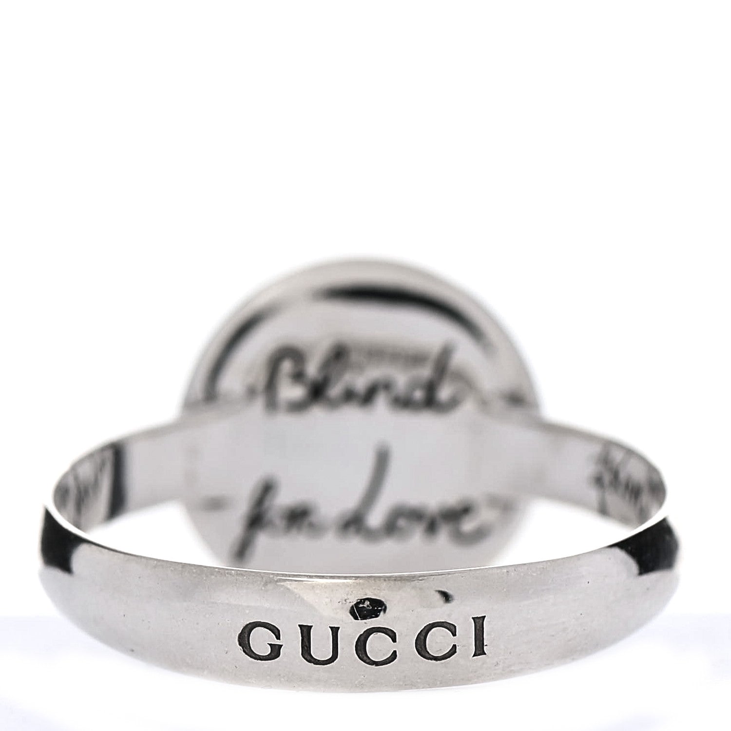 GUCCI リング Blind for Love 15号 Blind for Love ring in 925 sterling silver | GUCCI® US