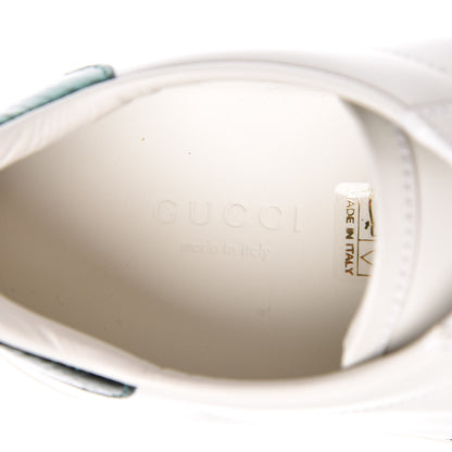 Gucci Calfskin Web Pearl Studded Womens Ace Sneakers 35.5 White 8 of 12