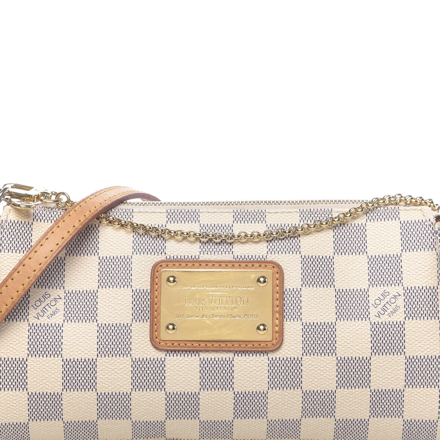 Louis Vuitton Damier Azur Eva Clutch 11 of 11