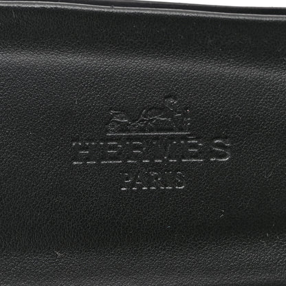 Hermes Box Calfskin Oran Sandals 40 Black 7 of 9