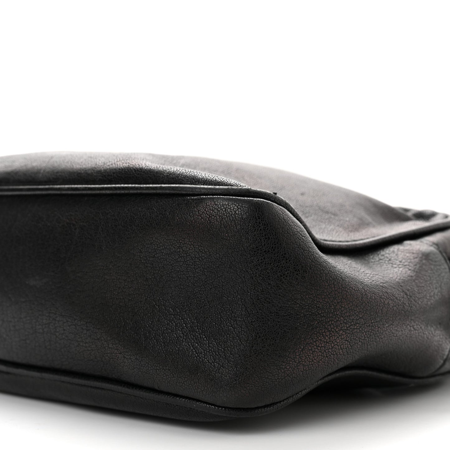 Lambskin Monogram Embossed Small Lou Camera Bag Black