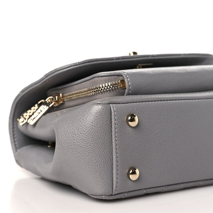 Chanel Caviar Quilted Small Business Affinity Flap Grey 8 of 9