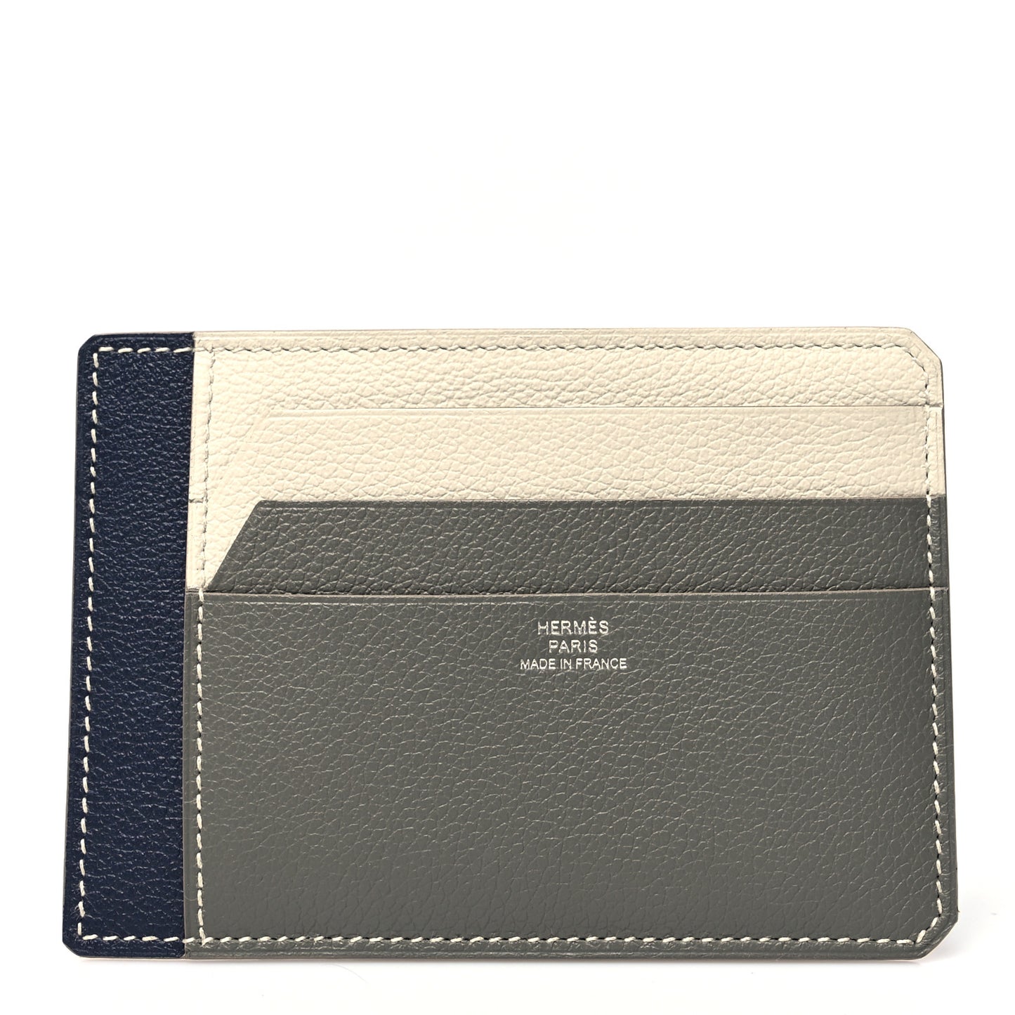Everloco City 8CC Colorblock Card Holder Gris Meyer Beton Blue Nuit