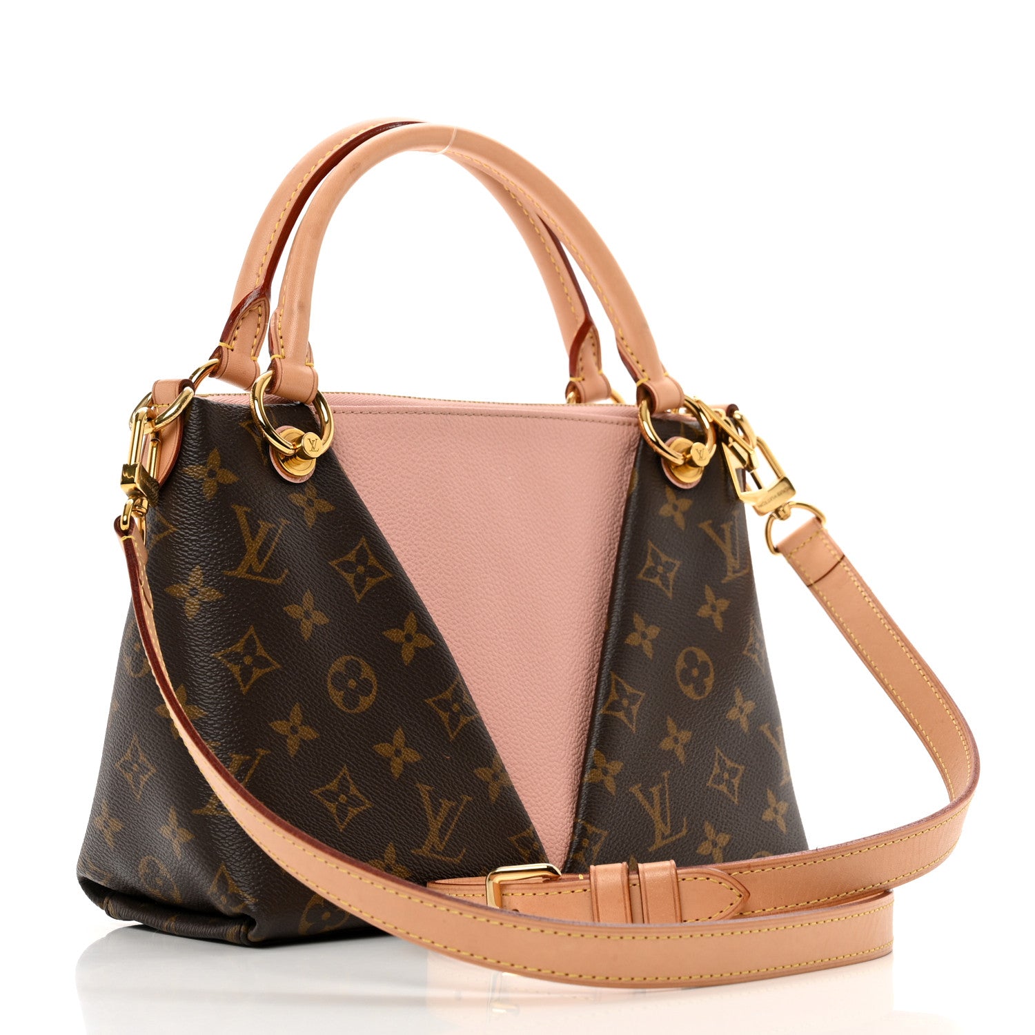 Louis Vuitton Monogram V Tote BB Rose Poudre 3 of 11