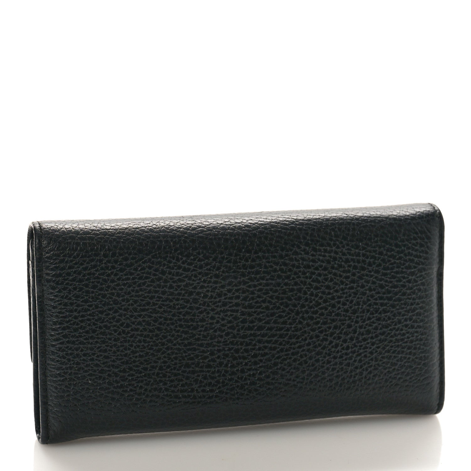 Gucci Dollar Calfskin Swing Continental Wallet Black 3 of 10